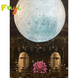 Ballon lunaire géant gonflable décoratif personnalisé avec éclairage LED, ballon lunaire gonflable pour fête ou événement - Product Image 6