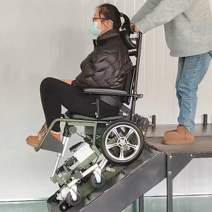 Alat Bantu Naik Tangga Khusus untuk Lansia dan Penyandang Disabilitas, Skuter Rumah Tangga dengan Tiang Lurus, Peralatan Rehabilitasi - Product Image 5