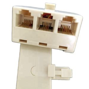Matériaux écologiques 3 voies Triplex Snap-in Phone line Splitter rj11 - Product Image 5