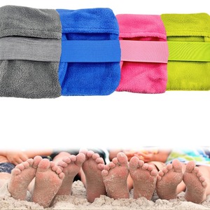 Sand Remover Bag Coral Fleece Water Resistant Beach Sand Removal Adult Swim Dive Bag Solid Color MZSNSQ-220 - Product Image 1