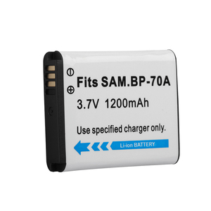 BP70A BP 70A 1200mAh 3,7 V batería de cámara de repuesto para Samsung <span class=keywords><strong>ES65</strong></span> ES70 TL105 TL110 PL100 SL50 SL600 - Product Image 4
