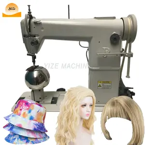 hat cap wig making sewing machine hair flat-bed household techsew 810 industrial wig sewing machine for wigs