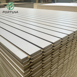 Arte ranurado texturizado madera acanalada 3D decorativo <span class=keywords><strong>MDF</strong></span> doblado tallado revestimiento hojas 3D onda <span class=keywords><strong>MDF</strong></span> Panel de pared para Hotel - Product Image 1