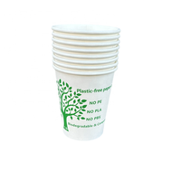 Gobelet en papier Gobest personnalisé à paroi simple, biodégradable, sans plastique (PE, PLA, PBS), avec vernis aqueux et gaufrage