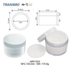 Wholesale Makeup Empty Container Manufacturer Bottles Customized logo Skin Care Jars <b>Scrub</b> Jar Lotion Bottles Toner 150ml - Product Image 2