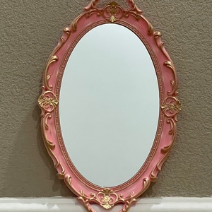 Pháp Cổ điển vàng hình bầu dục Tabletop Gương trang điểm và cao cấp gương khay nhà Bảng trang trí nội thất và đạo cụ hình ảnh - Product Image 5