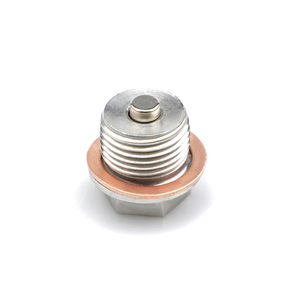 Phụ Tùng Xe Hơi M18 * 1.5 Dầu Từ Cống Cắm Thép Không Gỉ Dầu Cống Vít Bolt Với Đồng Màu Đỏ Gasket - Product Image 2