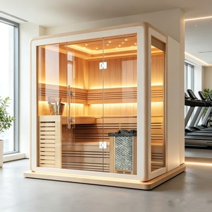 Sauna Tradicional Interior Hemlock con Color Claro e Interior Luminoso, Sin Sensación de Opacidad - Product Image 5