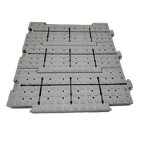Dalles de protection en PP emboîtables et roulables pour événements temporaires, couverture de sol pour concerts en plein air et terrains de sport TC-02
