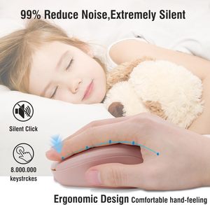 Factory Wholesale Rechargeable <b>Wireless</b> 2.4G Mouse Desktop Computer Laptop Bluetooth Charging <b>Wireless</b> Mouse - Product Image 3