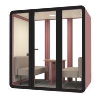 Cabine insonorisée moderne personnalisée, cabine silencieuse, salle de réunion temporaire, studio d'enregistrement acoustique, bureau à domicile, hôpital