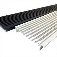 Climatisation centrale personnalisée, grille linéaire minimaliste à persiennes allongées, évacuation des fumées et des brumes, réduction du bruit, réfrigération