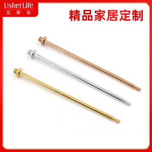 เสาโคมไฟสแตนเลส 304 ขัดเงา อุปกรณ์เสริมสำหรับติดตั้งโคมไฟที่ทนทาน - Product Image 5