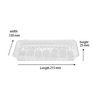 Nampan Saji Plastik Persegi Panjang Plastik Sekali Pakai Pp Nampan Daging Segar Nampan Plastik Makanan Dalam Kualitas Makanan - Product Image 1