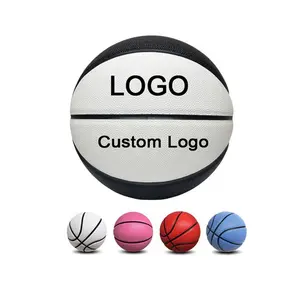 Bolas de basquete personalizadas, bolas de basquete personalizadas de fábrica, vários tamanhos, de superfície, de equipe, para vendas por atacado