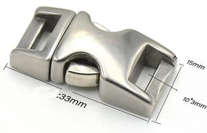 נירוסטה שחרור מהיר Cuban שרשרת מנעול חבלים צמיד אבזם 10 מ מ "מ ספורט חיבוק ספינה יאכטה חומרה - Product Image 3