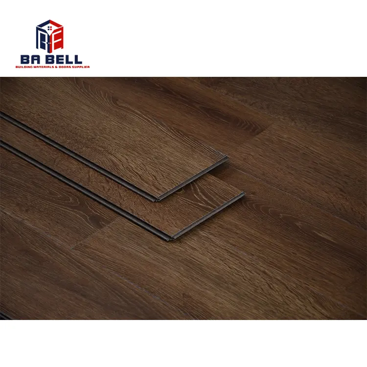 Suelo flotante de madera de nogal Hdf, 10mm, proveedor foshan, suelo de madera resistente al desgaste laminado