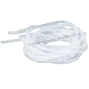 High Quality white flexible electric spiral cable wrapping bands