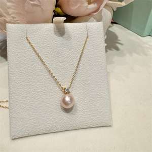 Zhuji <b>Pearl</b> Wholesale 8mm <b>Freshwater</b> Non-Core <b>Pearl</b> Princess Pendant on S925 Pure Silver Premium Light Luxury <b>Necklace</b> - Product Image 4