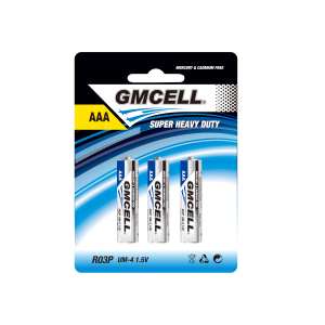 GMCELL Hochwertige R03P Sum-4 Carbon Zink 1,5 V AAA R03P Um-4 Trocken batterie aaa Batterie - Product Image 6