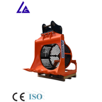 Godet de criblage hydraulique pour excavatrice lourde |   Tamis à tambour pour terre, compost et déchets |   Support OEM |   Outil certifié CE