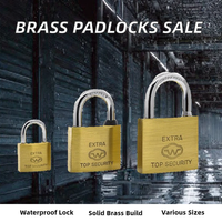 Cadenas de sécurité étanches en laiton, modèle BH-1, tailles personnalisables avec clés, prix de gros, fabricant chinois