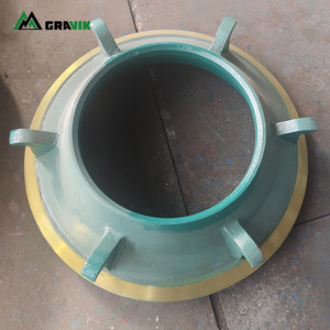 Pièces de concasseur à cône de haute qualité : Doublure de bol, manteau et concave pour GP200 GP300 <span class=keywords><strong>GP500</strong></span> - Product Image 6