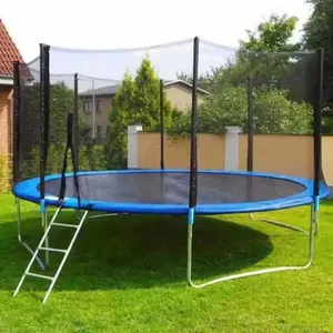 Üreticileri Park çocuklar çocuk yetişkinler ucuz büyük boy atlama sıçrama ev yuvarlak trambolin