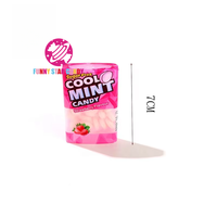 OEM Custom Round Shape Cool Mint Candies Colorful Sweets Fruit Flavor Sugar Free Cold Mint Press Tablet Hard Candy