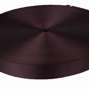 Thiết Kế Mới Chất Lượng Cao Phẳng Nylon Vải 38Mm 1.5 Inch Màu Cà Phê Đen Đồng Bằng Nylon Băng Cho Túi Dây Đeo 1.5Mm Độ Dày - Product Image 1