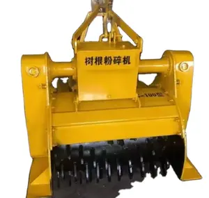 Factory Direct Sale Agricultural machinery ractor large tree root crusher