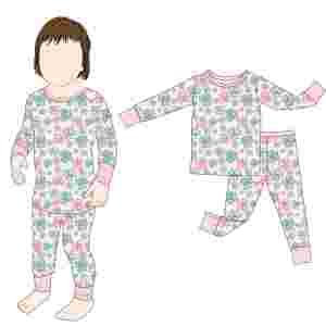 Qingli OEM Senza Tariffe Basso MOQ Set di Abbigliamento Boutique per Bambini in Bambù a Maniche Lunghe Due Pezzi per San Patrizio - Product Image 3