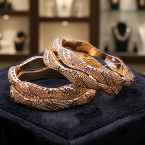 Gold Plated <b>Forming</b> Bangles, Custom Gold Bangles, Luxury Bangles, Fashion Bracelets & Bangles, Gold Filled Jewelry Oro Joyeria. - Product Image 3