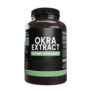 Pó de Extrato de Quiabo Orgânico Direto da Fábrica, Extraído por Solvente, 99% Grau Alimentício, Não OGM, Suplemento Dietético Personalizado - Product Image 3