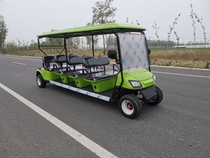 Nouvelle voiturette de golf d'exportation avec lecteur multimédia à navigation vocale et ports de charge – Véhicule de patrouille pratique pour les terrains de golf - Product Image 3