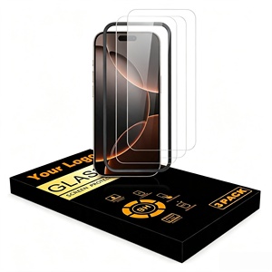 ฟิล์มกันรอยหน้าจอ Plus <span class=keywords><strong>One</strong></span> 3 ชิ้น สำหรับ iPhone 17 ฟิล์มกันรอยติดง่ายสำหรับ iPhone 18 17 16 15 14 13 12 Pro Max Duo - Product Image 1