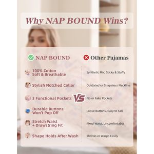 Conjunto de Pijama Personalizado para Mujer, Manga Larga, Botones, Algodón Suave, Ropa de Dormir, Cuello Camisero, Informal, para Primavera - Product Image 5