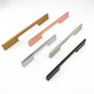 Foshan Kosin MLP11 Home Furniture Kitchen Interior <strong>Door</strong> Handle Brush Black Handle - Product Image 6