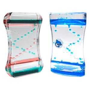 Minuteur à mouvement liquide, <span class=keywords><strong>sablier</strong></span> liquide, ornement à huile acrylique, jouet apaisant anti-stress - Product Image 4