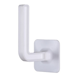 No-drill L-shaped hanging rack, no-nail bathroom cabinet storage rack, <b>kitchen</b> paper towel holder, roll paper storage rack - Product Image 5