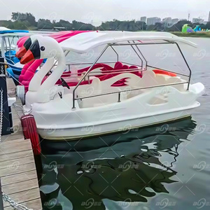 Bote a pedales de cisne gigante para 7 personas hecho de material Eco PE para uso en Lake <span class=keywords><strong>Park</strong></span> o Hotel - Product Image 5