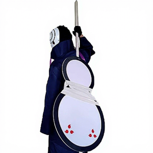 Éventail rond géant de 150 cm, accessoire de cosplay Tobi, jouet d'<span class=keywords><strong>arme</strong></span> <span class=keywords><strong>ninja</strong></span> - Product Image 1