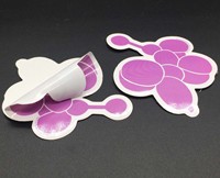 Pegatinas de vinilo troqueladas personalizadas, Pegatinas transparentes adhesivas impermeables para logotipo de empresa para velas, marcos de fotos artesanales