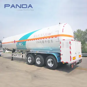 PANDA 3 Achs 60000Liter lng kryogener Transport tank Sattel anhänger zu verkaufen