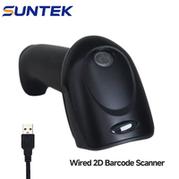 Escáner de Códigos con Cable USB, Lector de Códigos QR para Tiendas y Supermercados SUNTEK