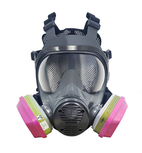 Masque facial complet réutilisable de qualité professionnelle en silicone de 40 mm, anti-buée, résistant aux hautes températures, respirateur double face - Product Image 1