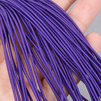 Cordon tressé élastique écologique de 1,2 mm en gros pour la fabrication de bijoux, sacs, chaussures, bracelets, masques, cordons de masque, fournitures d'artisanat DIY