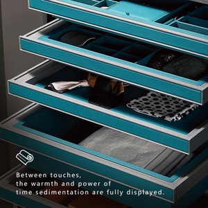 Modern Aluminum Alloy Bedroom <b>Wardrobe</b> Accessories Storage Basket Pull-out Closet Storage Hardware - Product Image 2