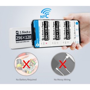 2.9Inch Passief Nfc-Aangedreven E-Papier, Geen Batterij - Product Image 6