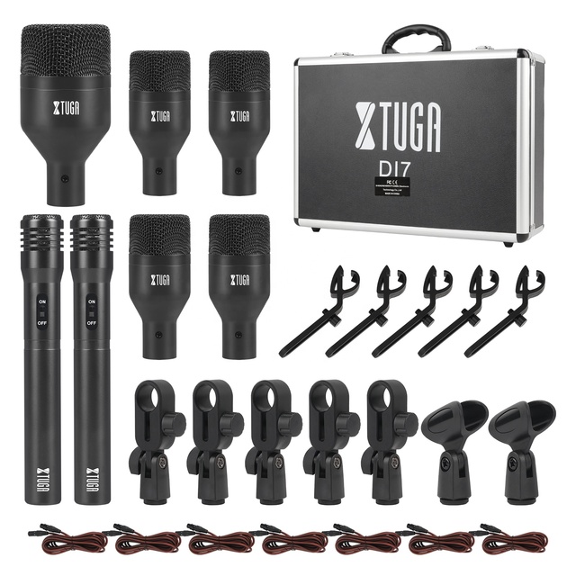 High Quality Musical Metal Wired Drum Microphone for Studio and Stage Use